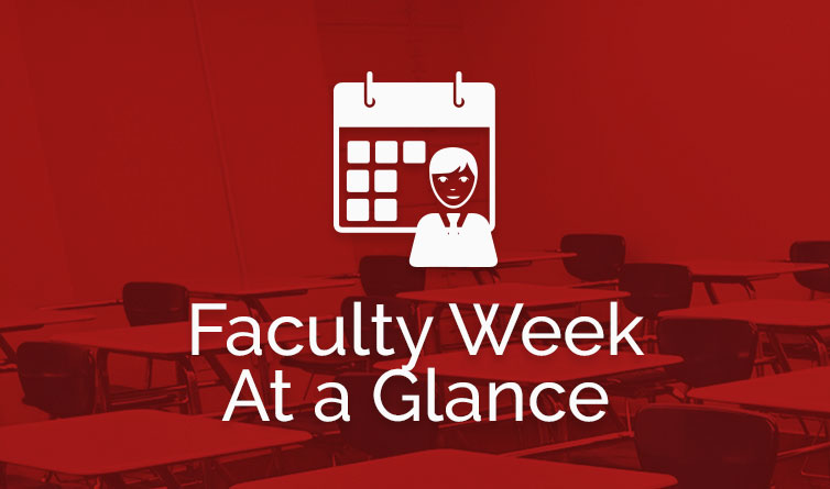 Faculty-Week-At-a-Glance